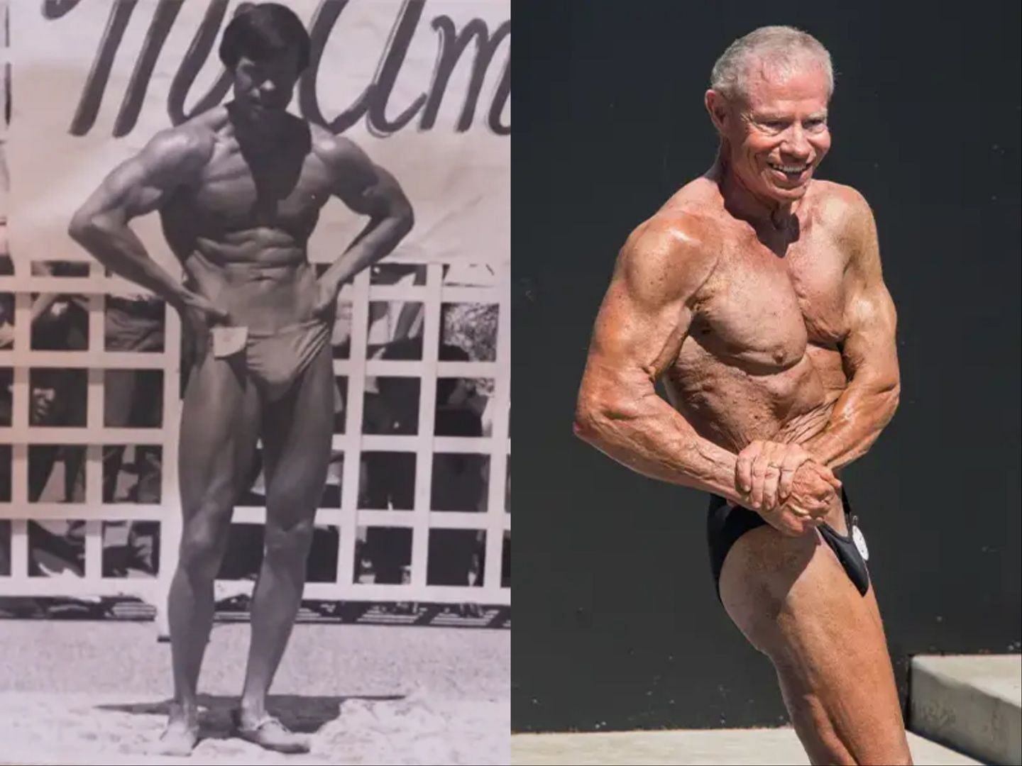 Jim in his 20's and 90's (Image via GWR)